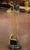 Stone Mid-Century French Brass and Green Marble Five-Piece Fireplace Tool Set For Sale - Image 7 of 9