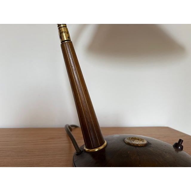 Wood Table Lamp from Temde Leuchten, Germany, 1960s For Sale - Image 7 of 15