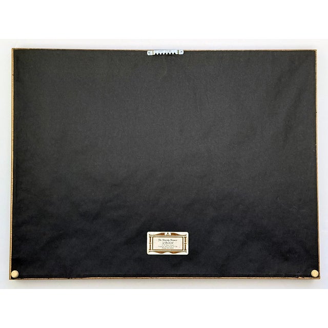 1970's Framed Horse Needlepoint For Sale - Image 4 of 4