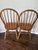 Pair of Mid-Century h.w. Hull & Sons Solid Oak Windsor Dining Chairs For Sale - Image 4 of 17