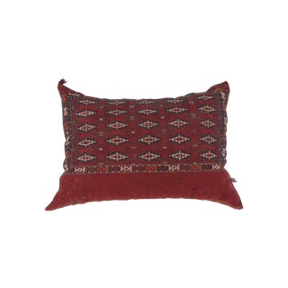 Leon Banilivi Antique Soumak Fragment Pillow For Sale