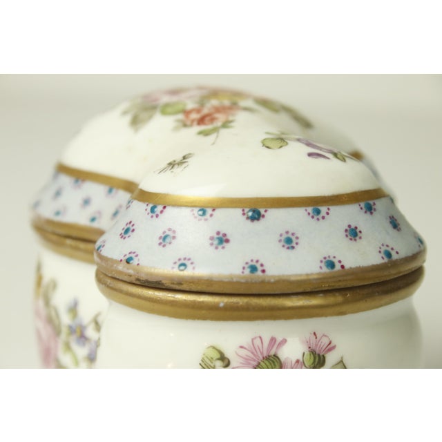 Ceramic Antique Marcolini Meissen Porcelain Jewel Casket For Sale - Image 7 of 10