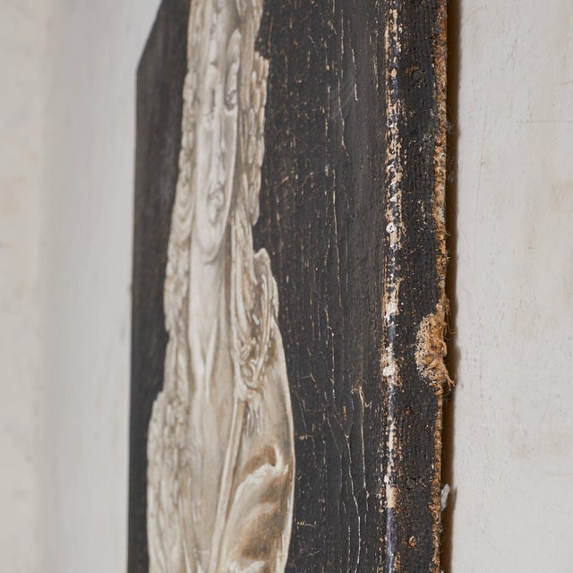 Vintage French Oil on Canvas Painting of a Classical Caryatid No. 02 For Sale In Chicago - Image 6 of 10