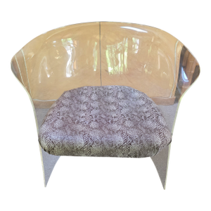 1970s Vintage Mid Century Modern Designer Lucite Chair