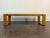 Mid-Century Modern Vintage 1970's Lou Hodges Oak Coffee Table For Sale - Image 3 of 13