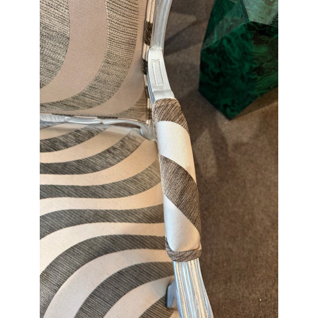 1990s 1990s Zebra Armchair For Sale - Image 5 of 6