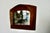 Small Donach School Anthroposophical Mirror in Gouged Wood, 1930 For Sale - Image 4 of 5
