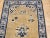 Blue Vintage Chinese Art Deco Rug, Hand-Knotted Wool, Tan & Blue, 1900s For Sale - Image 8 of 12