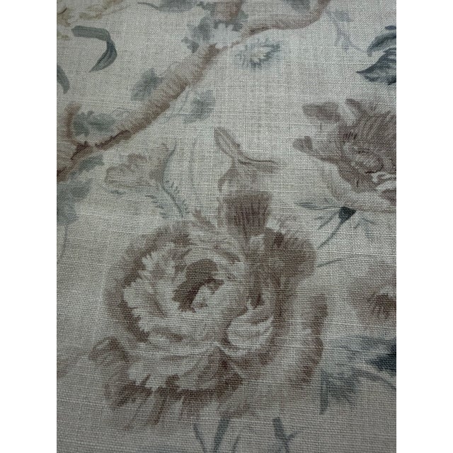 Traditional Monmouth Fabric by Colefax and Fowler Item Number F4659-03 in Old Blue 7 Yards For Sale - Image 3 of 5