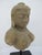 Sand Apsara Celestial Deity Carved Stone India Hindu Bust Sculpture Statue on Stand For Sale - Image 8 of 12