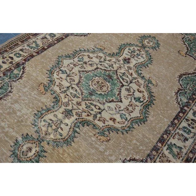 Textile 1960s 5x9 Bohemian Home Decor Wool Rug For Sale - Image 7 of 11