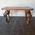 Coffee Table and Handcrafted Vine-Leg Stools, 1950s, Set of 3 For Sale - Image 4 of 18