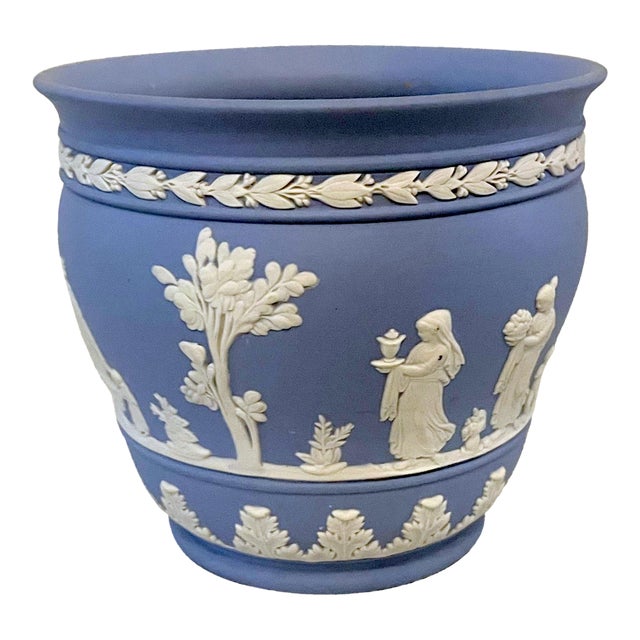 Vintage Wedgwood Jasperware Planter Chairish