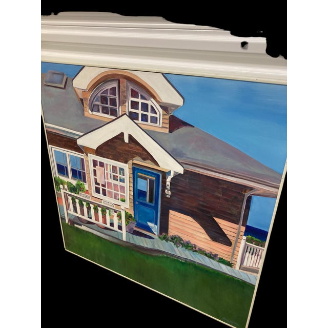 Sue Slater Realist Beach Cottage Painting For Sale In Los Angeles - Image 6 of 9