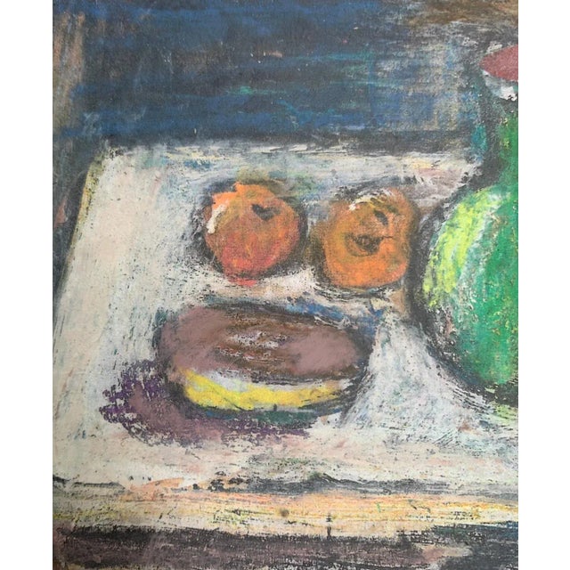 Contemporary Eugeniusz Tukan-Wolski, Still Life with a Green Pitcher, Mixed Media on Paper For Sale - Image 3 of 5