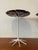 Knoll 1960s Teak and Steel Petal End Table For Sale - Image 4 of 7