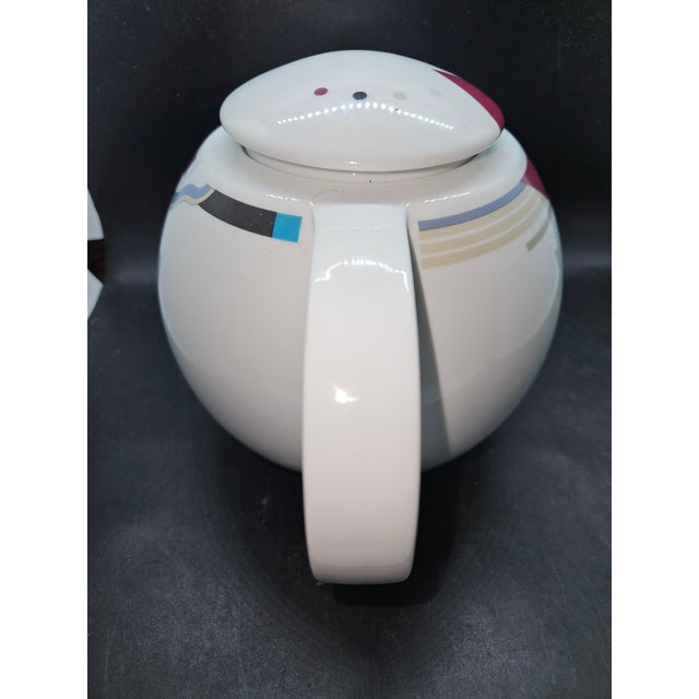 1990s Vintage Studio Nova Attitudes Y0105~Tea, Memphis/Art Deco Teapot For Sale - Image 5 of 9