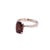 Diamond Tourmaline Rubellite Ring 6.75 18k Gold 4.01 Tcw Women Certified For Sale - Image 14 of 15