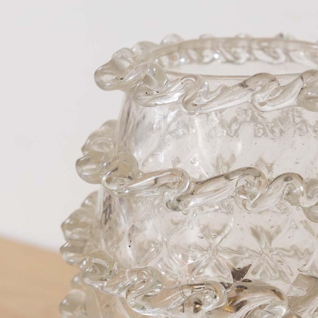 1940s Large Italian Murano Glass Table Lamp For Sale - Image 10 of 13