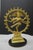 1970s Bright Brass Nataraja Dancing Shiva Sculpture on Wooden Base – 8" For Sale - Image 9 of 17