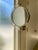 Chrome Italian Modern Two -Tone Chrome and Brass Standing Mirror Mid 20th Century- Regency- In the Style of Romeo Rega For Sale - Image 8 of 9