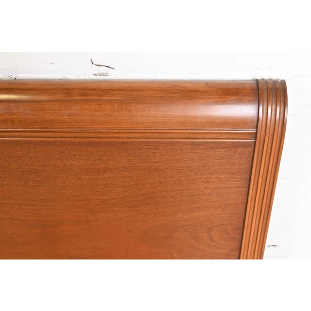 Drexel Regency Carved Mahogany Twin Headboards, Pair For Sale In South Bend - Image 6 of 9