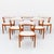 Brown Restored 1960s Danish Modern Dining Chairs by Johannes Andersen, Model Ba 113 For Sale - Image 8 of 16