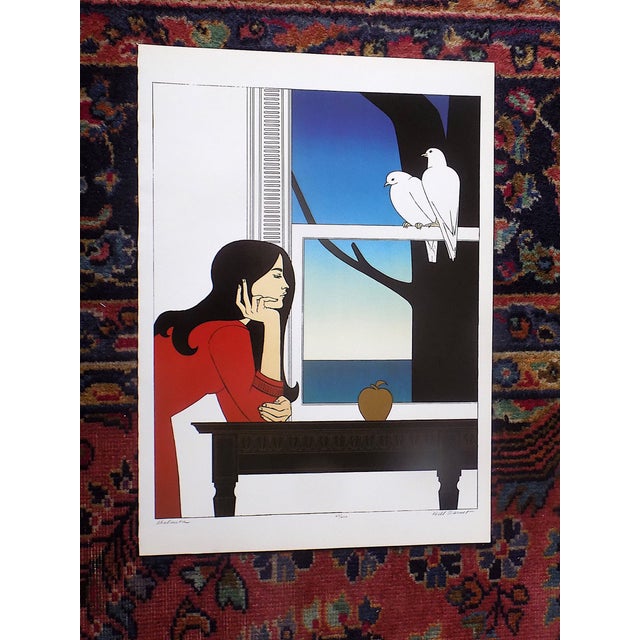 Vintage 20th Century Will Barnet Lithograph "Atalanta" For Sale - Image 4 of 5