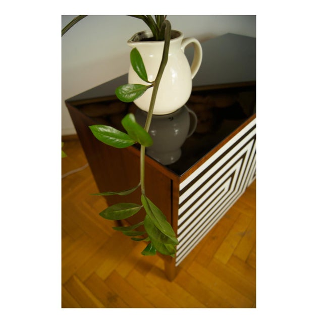 1970s Modular Cabinet with Op Art Motif, Poland, 1970s For Sale - Image 5 of 10