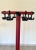 Black Red and Black Coat Rack, 1980s For Sale - Image 8 of 11