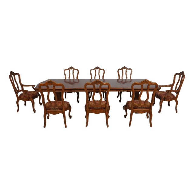 Ethan Allen Tuscany Dining Room Table & Chairs Set For Sale