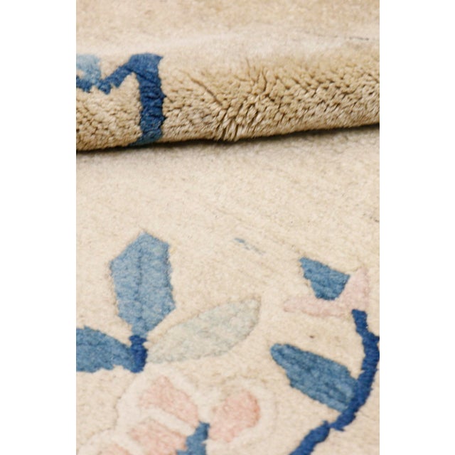 Pasargad Home Antique Peking Area Rug, 8'11'' X 11' 9'' For Sale - Image 4 of 4