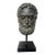 Grand Tour Style Verdigris Patinated Head of Zeus For Sale