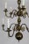 Baroque Dutch Baroque 2-Tier Brass Scroll Candlestick Chandelier For Sale - Image 3 of 13