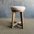 Not Yet Made - Made To Order Jasper White Oak Swivel Counter Stool With Genuine Sheepskin Upholstery Mb For Sale - Image 5 of 8