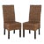 18''H Wicker Dining Chair in Brown - a Pair For Sale