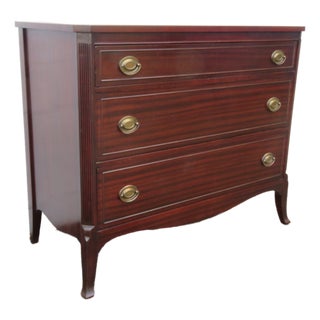 1940s Mahogany Low Dresser Bathroom Vanity 6258 For Sale