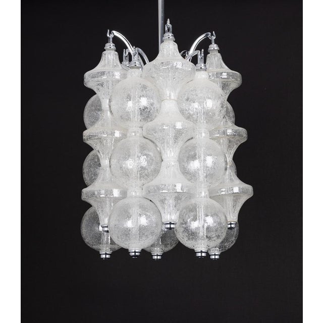 Small Glass Tulipan Pendant Light attributed to Seguso, Italy, 1960s For Sale - Image 12 of 16