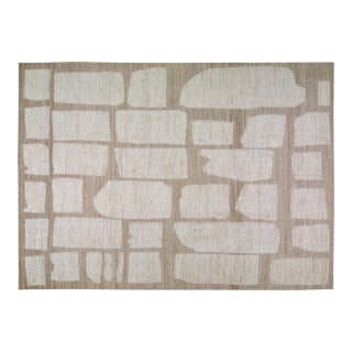 Moroccan Hand Knotted Wool Rug, 9'10''x13'9" For Sale