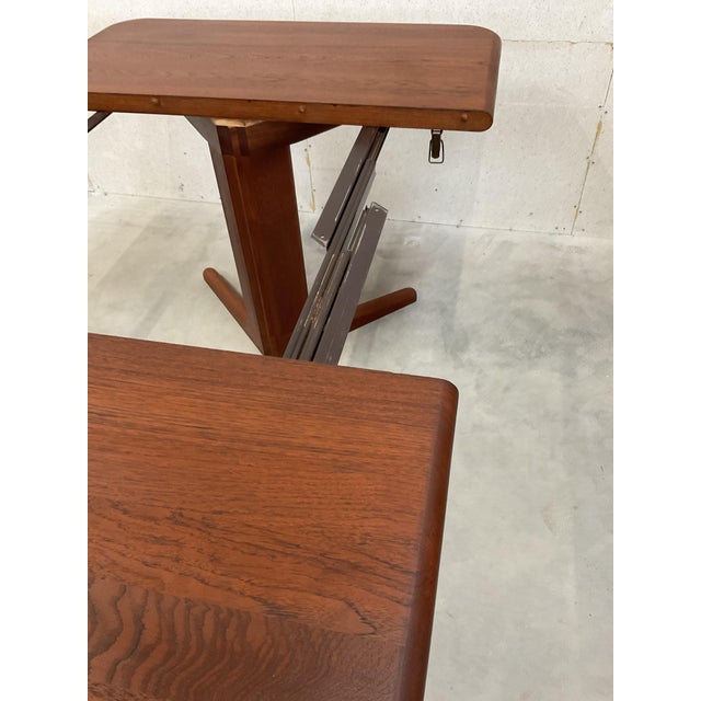Vintage Teak Dining Room Table with Extensions from Korup Stolefabrik, 1960s For Sale - Image 6 of 9