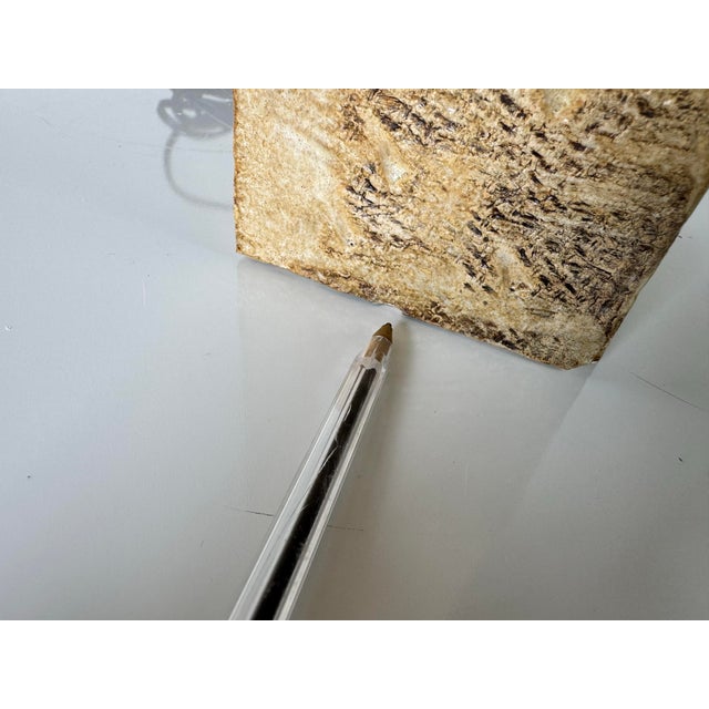 Vintage Organic Handmade Studio Pottery Table Lamp by Adrian/Sold For Sale - Image 11 of 11