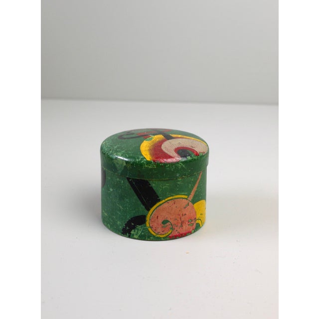 Art Deco Abstract Wooden Lidded Container, 1930s For Sale - Image 9 of 9