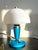Vintage mushroom table lamp made in Baku (capital of Azerbaijan), in 1963. This is an extremely rare find. Made of metal,...