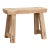Old Bleached Wood Milking Stool For Sale
