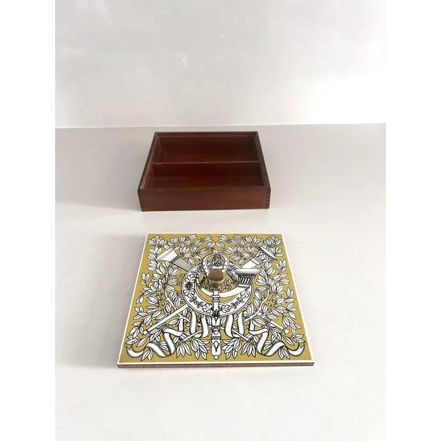 Vintage Box by Piero Fornasetti, 1960s For Sale - Image 4 of 11