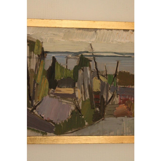 Sven Olof Rosén, View, 1950s, Oil on Panel, Framed For Sale - Image 5 of 16