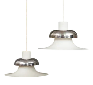 Mandalay Pendant Lamps by Andreas Hansen for Louis Poulsen, 1970s, Set of 2