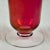 Raspberry Red 1930s Cranberry Optic Glass Art Deco Era Footed Tall Goblets, Set of Ten For Sale - Image 8 of 10