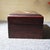 Shell Vintage Chinese Rosewood Mother‑of‑Pearl Inlay Jewelry Box, Koi Lotus Motif Storage Casket For Sale - Image 7 of 9