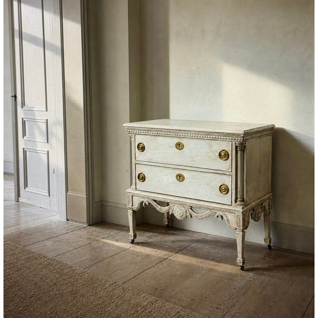 Gustavian (Swedish) Gustavian Chest of Drawers, 1890s For Sale - Image 3 of 6